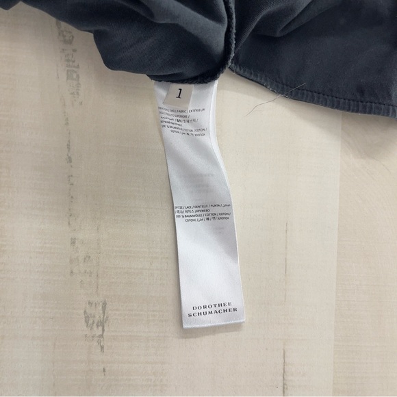 DOROTHEE SCHUMACHER black lace crochet dress 1 XS cotton stretch - Picture 7 of 8